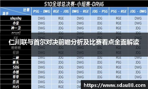 仁川联与首尔对决前瞻分析及比赛看点全面解读